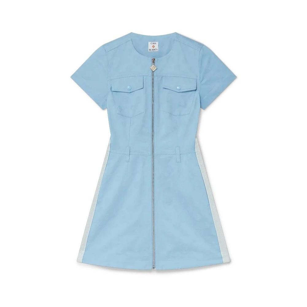 casablanca blue dress Casablanca Strapless Dress (Light Blue)  HOUSE  7