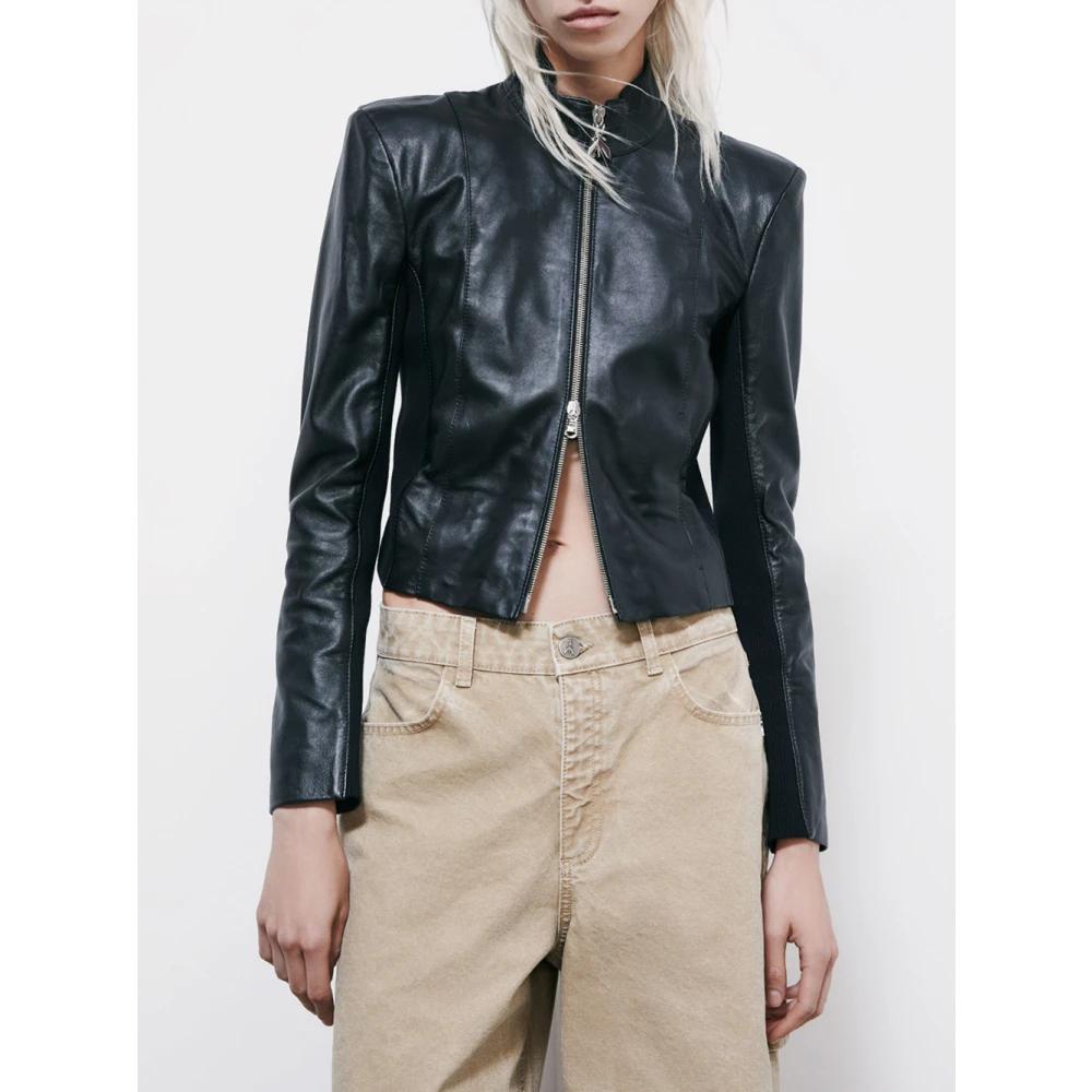 Patrizia Pepe Faux Leather Jackets for Women | Lyst