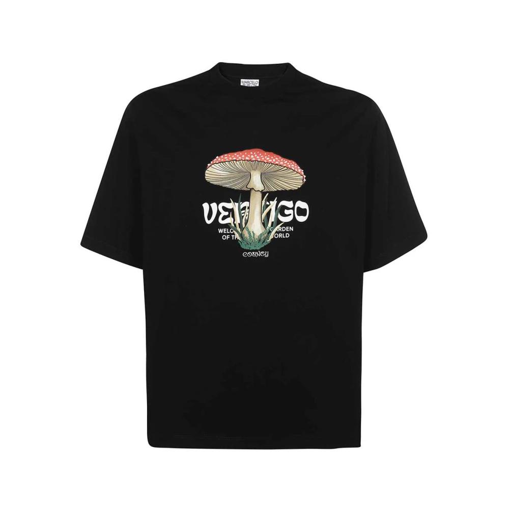 MARCELO BURLON｜SHORT-SLEEVED ROUND NECK T-SHIRTS (CMAA0 Marcelo Burlon County Of Milan necklace-print short-sleeve T