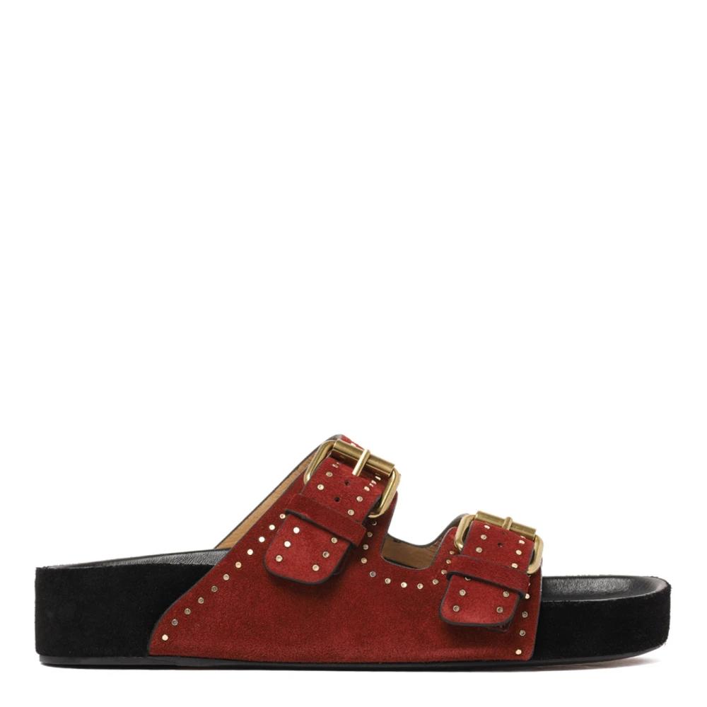サンダル・ミュール ISABEL MARANT Women Sandals SD0118FAB2B11S30OB BLUE Isabel Marant Étoile Women's Lennyo Slide in Light Blue