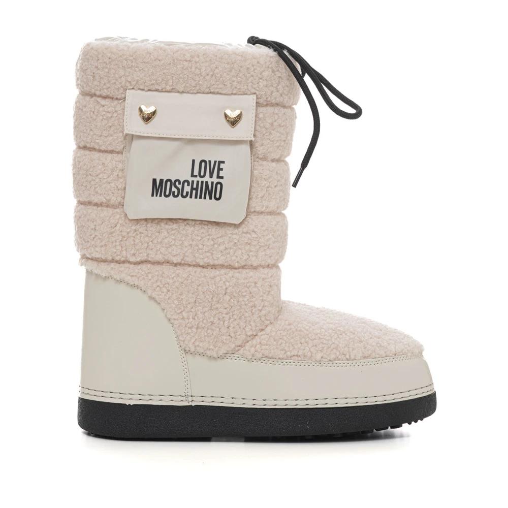 Stivaletti Love Moschino Donna Chelsea City Love Nero - 4