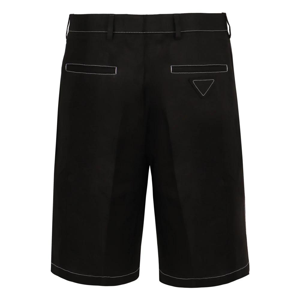 ショートパンツ PRADA SHORTS (P279HSOOO14F5 F0065) Black Re-Nylon shorts | PRADA