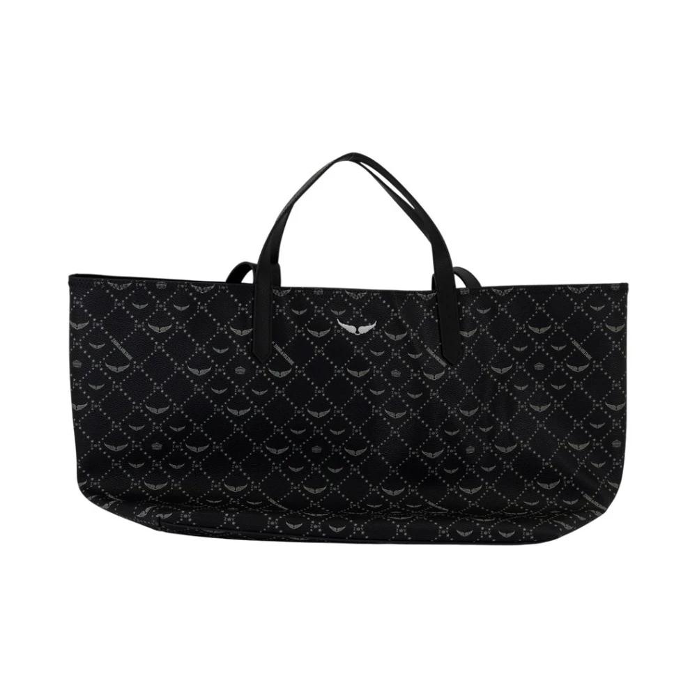 トートバッグ ZADIG & VOLTAIRE Zadig & Voltaire Angel Wings Crinkle Leather Tote Bag