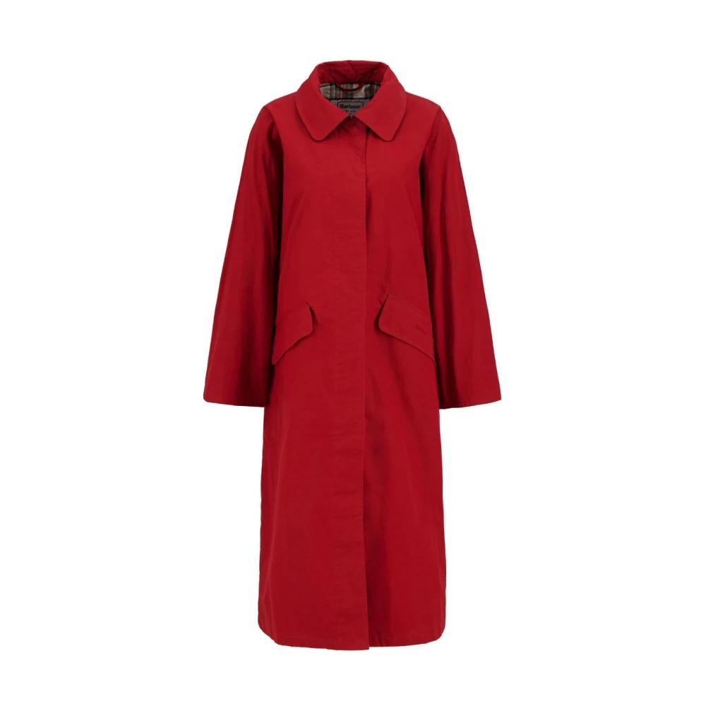 ジャケット・アウター BARBOUR 2LAYER SINGLE BREASTED COAT Barbour Single-Breasted Coats in Red | Lyst