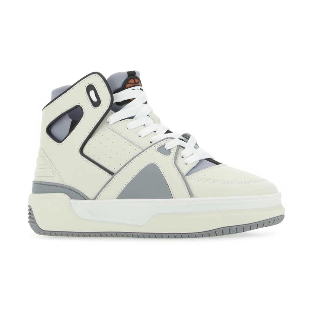 スニーカー JUST DON Panelled High-top Leather Sneakers White/Grey Just Don Sneakers for Men | Online Sale up to 82% off | Lyst