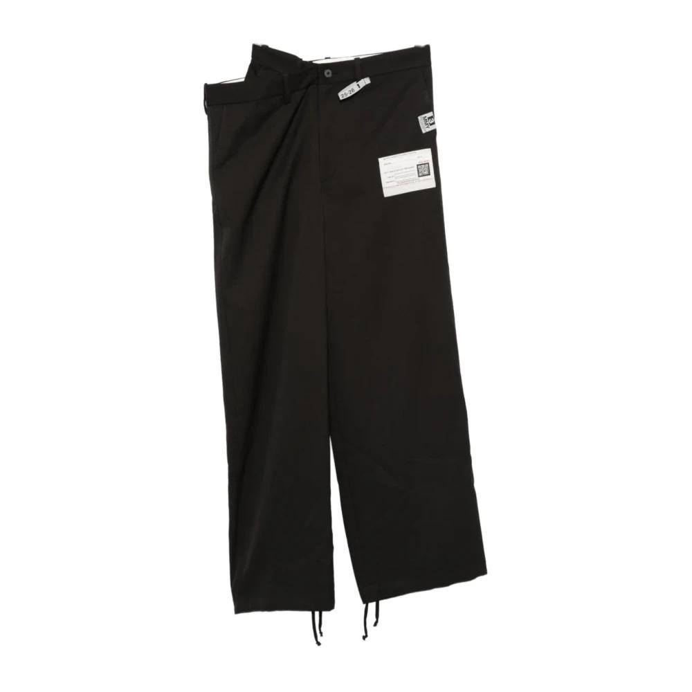 パンツ MAISON MIHARA YASUHIRO Women Straight Pants B14PT075 BLACK Maison Mihara Yasuhiro Pants for Women | Online Sale up to