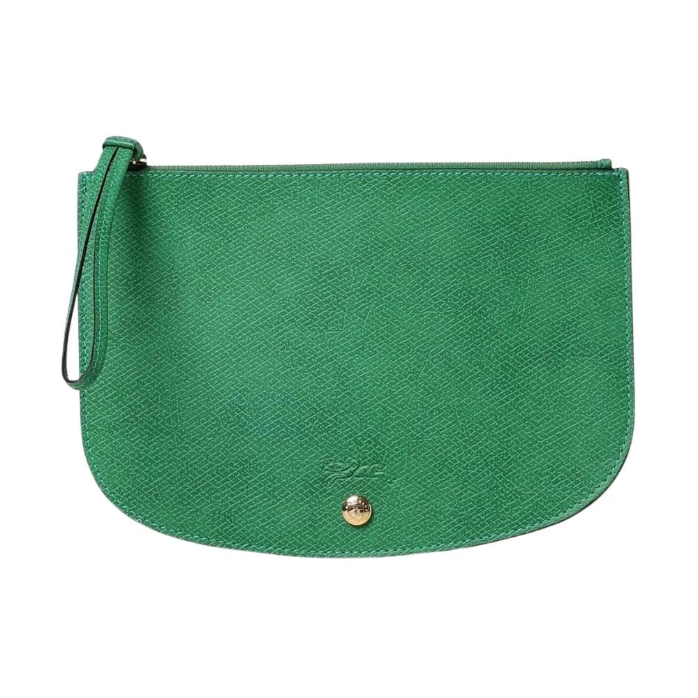 クラッチバッグ Longchamp Le Pliage Original Green Clutch Bag Le Pliage Green S Handbag Graphite - Recycled canvas