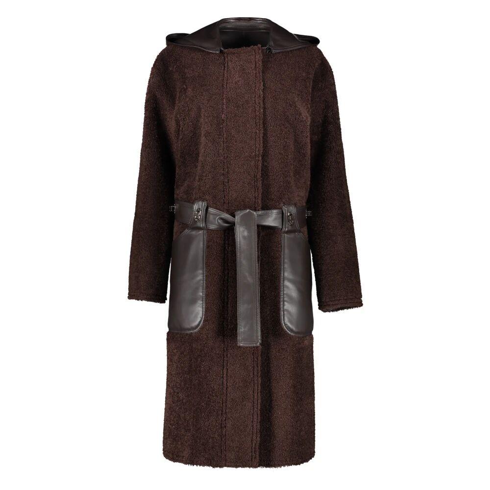 [LOW CLASSIC] / ☆ 24FW FLUFFY WOOL SINGLE MAC COAT / BROWN Brown Low Classic Coats for Women | Lyst