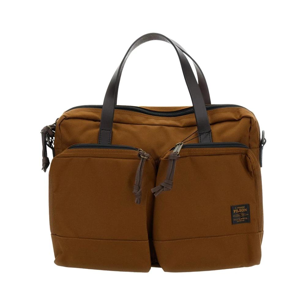 Sac Mallette Cuir Aspinal Of London Mount Street - Marron, Pour Ordinateur, Occasion TB