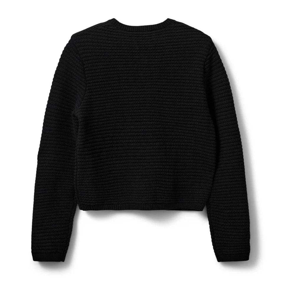 Pull oversize en torsades vert foncé | Essentiel Antwerp Belgique