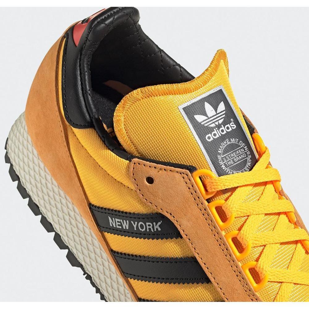 adidas new york trainers yellow