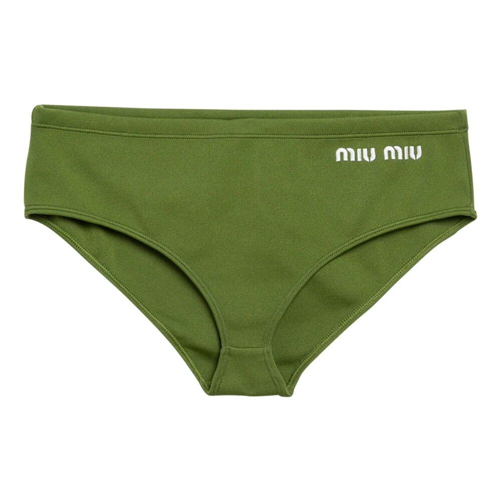 MIU MIU ミュウミュウ ロゴ アイコニック Swimsuit スイムウェア Miu Miu Bikinis for Women | Online Sale up to 38% off | Lyst