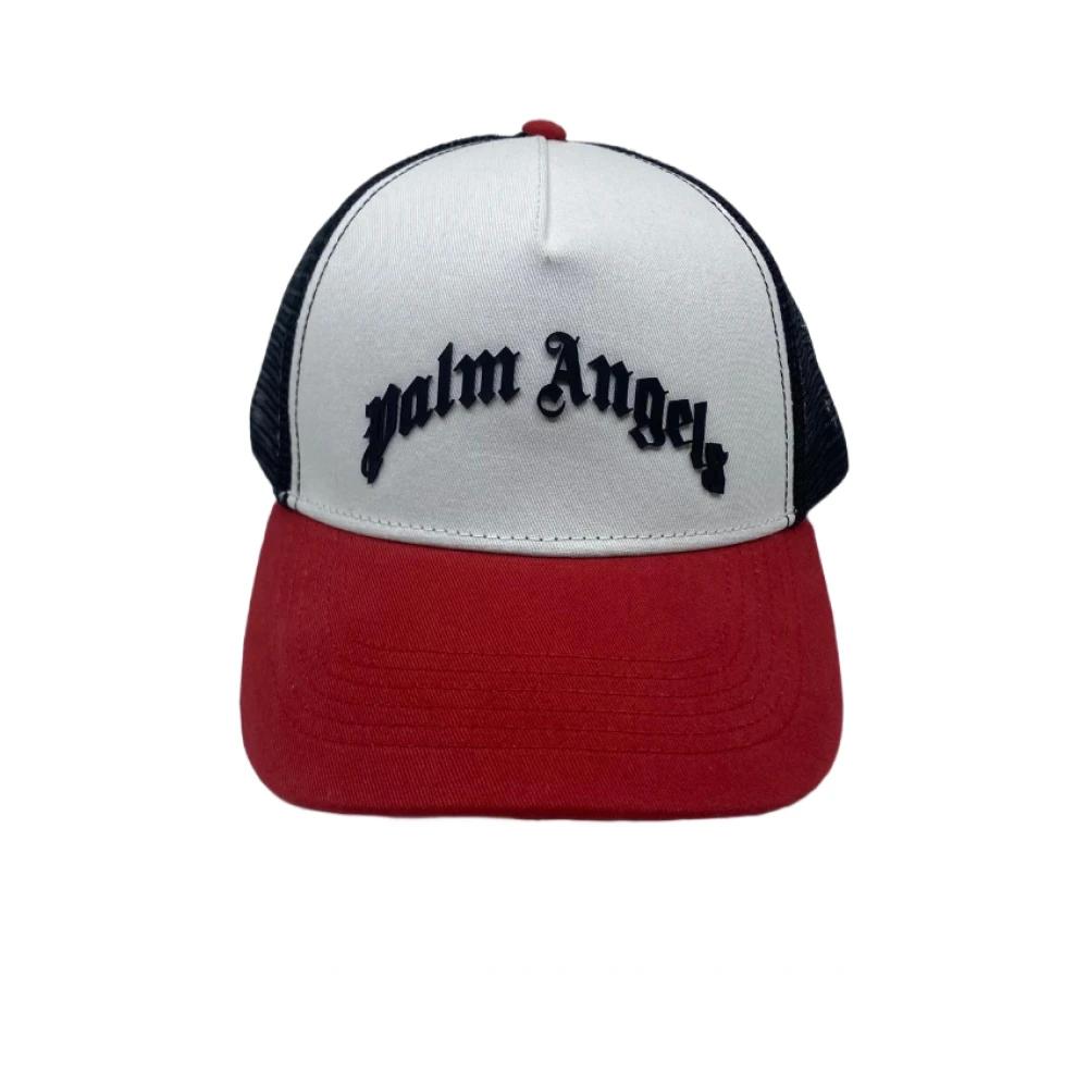 Palm Angels Red Baseball Cap with Branded Interior ?❤️ New Authentic Palm Angels Men Unisex Red Hat Cap Logo Front  main image 4