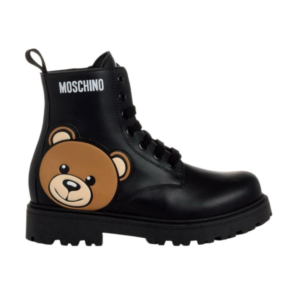 ロングブーツ Moschino FW24 Moschino Boots (MA26114C0L MF0 000 NERO) Moschino Boots - MA26055G1LMG020X