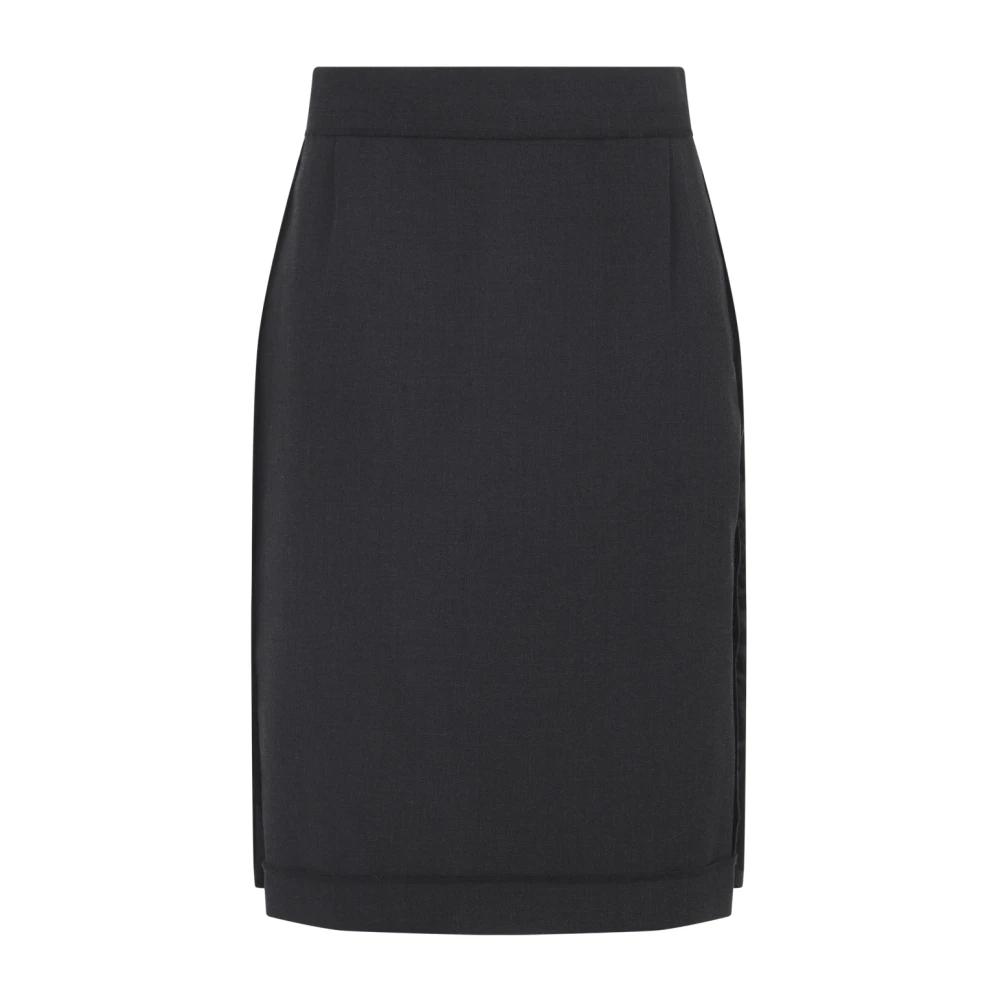 スカート MAISON MARGIELA Women Skirts SI0MA0003 Maison Margiela Skirt Black Womens Maison Margiela