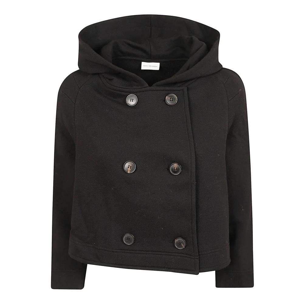 Dries Van Noten Hooded Jacket in Black | Lyst