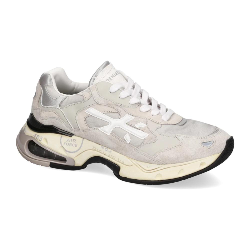 スニーカー PREMIATA Men Sneakers MICK7208 White Premiata Italian Premium Sneakers Mick-7208