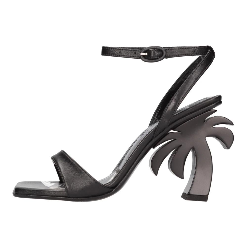 リゾートにも★PALM ANGELS Palm Heels 38 レザー サンダル Palm Angels Heels for Women | Online Sale up to 75% off | Lyst