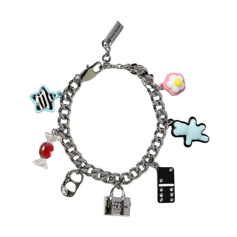 ブレスレット Mini Icon Pave Charm Bracelet - Marc Jacobs - l - Black Marc Jacobs The Mini Icon Pavé Charm Bracelet | Black