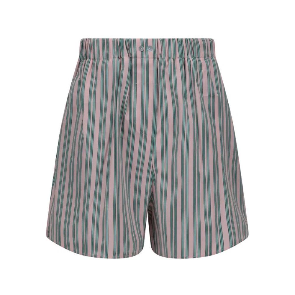 ショートパンツ FORTE FORTE Women Shorts  Burmudas 116604 13583 MYPANTS Pur bermuda shorts for women in cotton and linen acqua | forte_forte