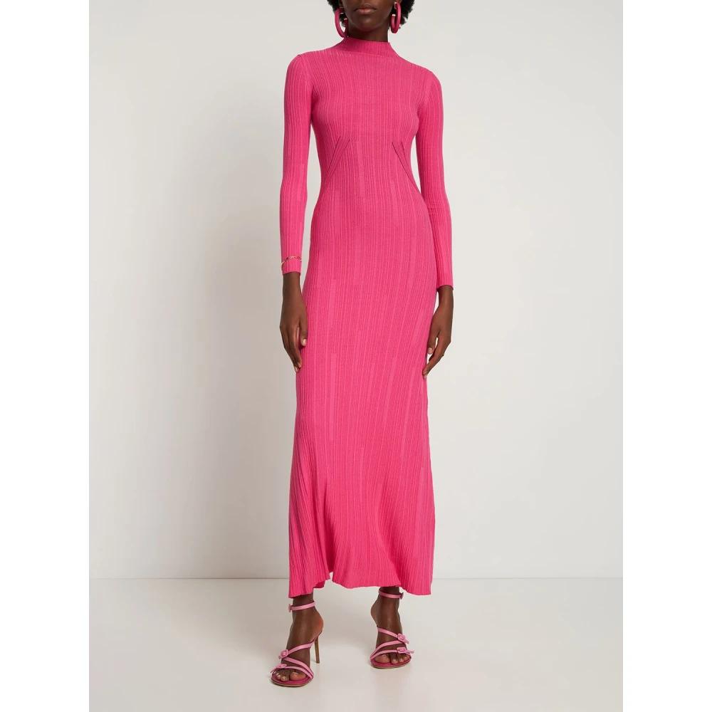 knee length dresses for ladies La Robe Bahia Dress in Pink