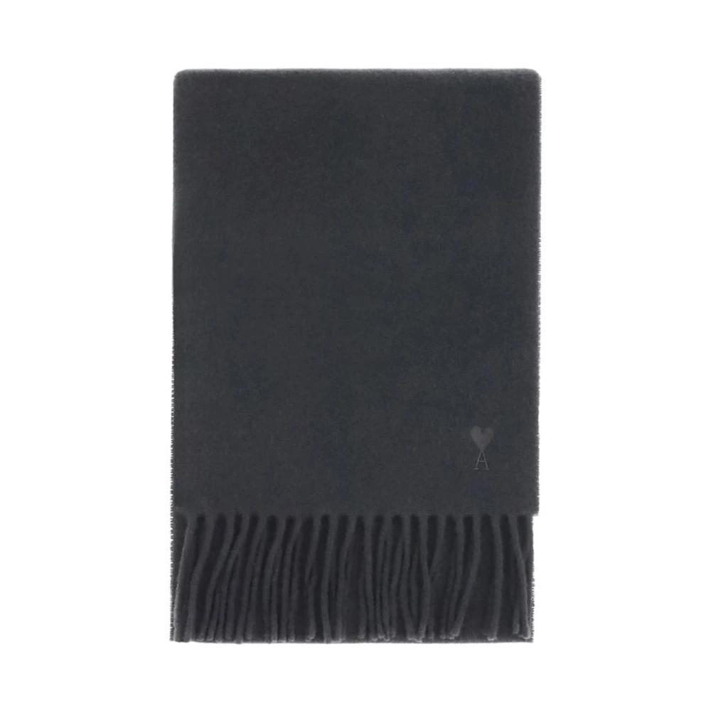 マフラー・ストール AMI PARIS [Army] 23FW Common USF417 AA0003 718 Logo Alpaca W マフラー・ストール AMI PARIS [Army] 23FW Common USF417