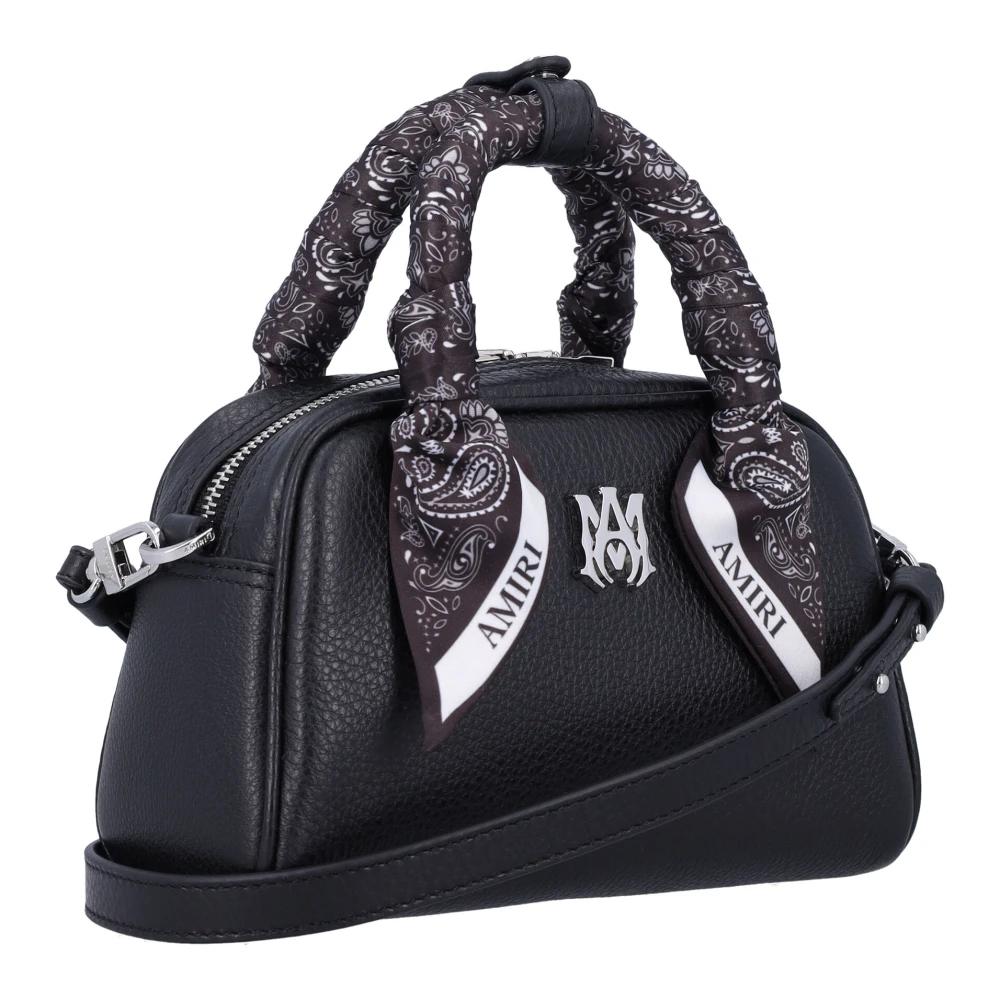 ハンドバッグ AMIRI Woman Handbag Black BGTH1011 BLACK AMIRI Bandana Micro Triangle Crossbody Bag | Black | FARFETCH JO
