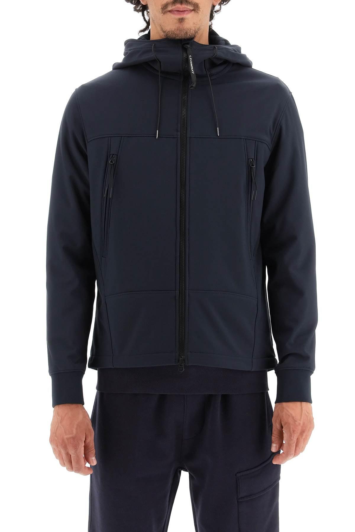 C.P. Company Goggle Jacket In C.p. Shell-r in Blue for Men | Lyst