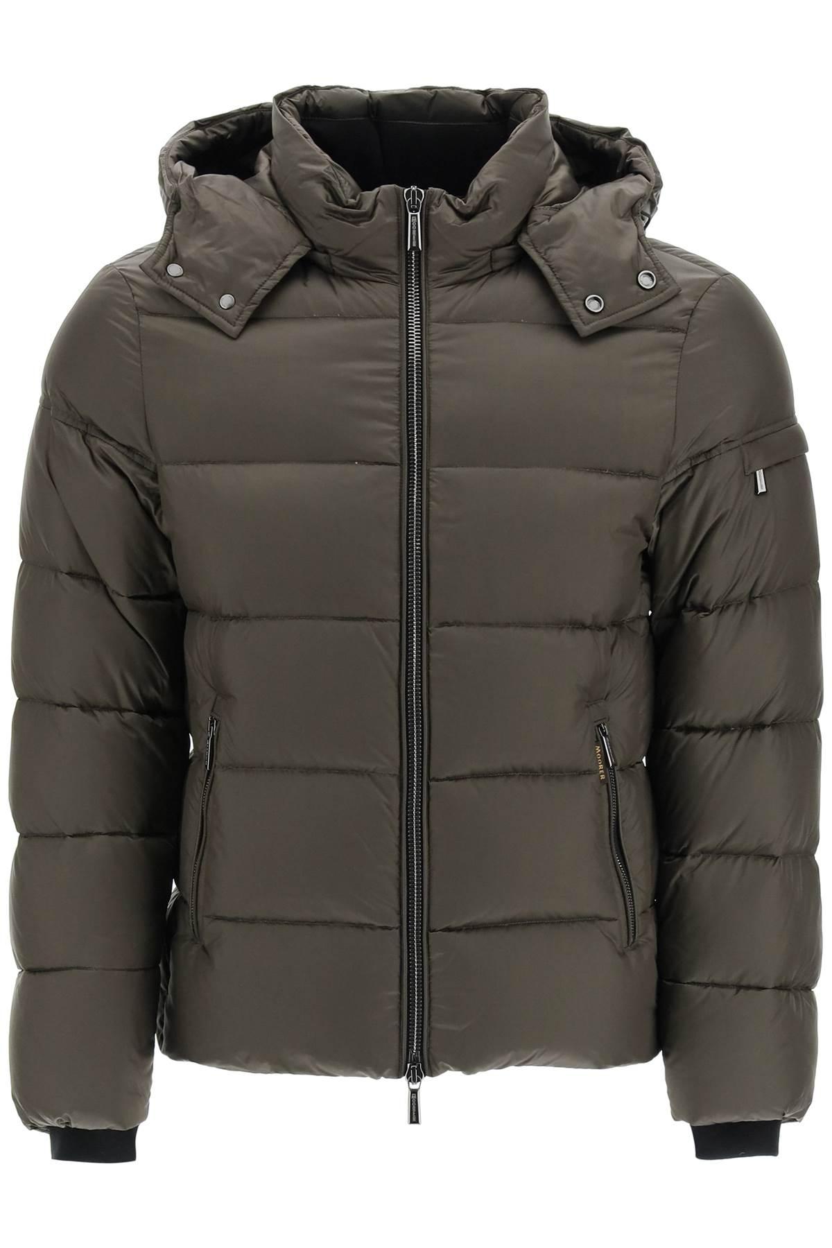 Moorer Synthetic Brettsh Short Down Jacket in Black for Men Lyst