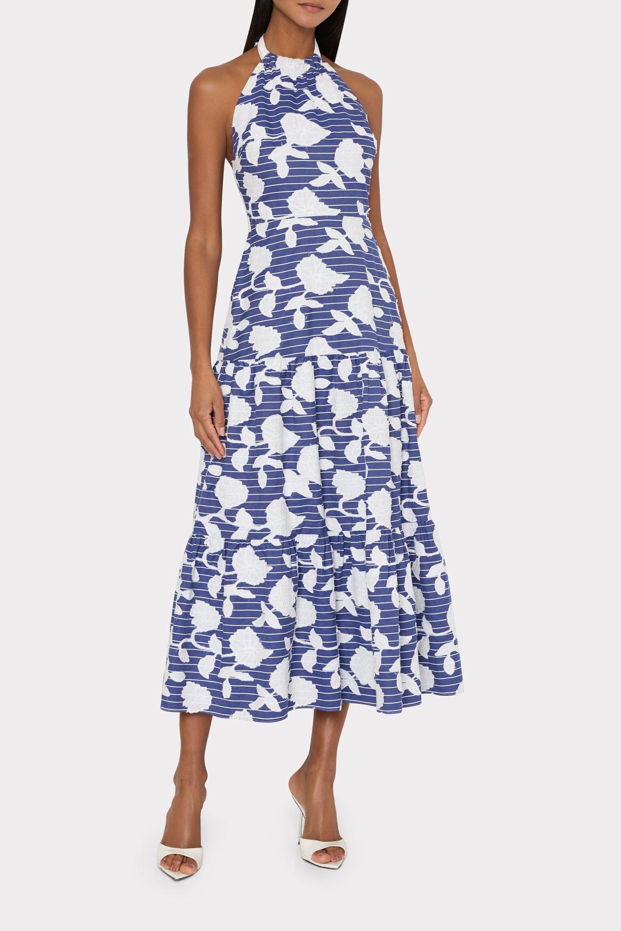 green emerald velvet dress Penelope Floral Midi X-Small