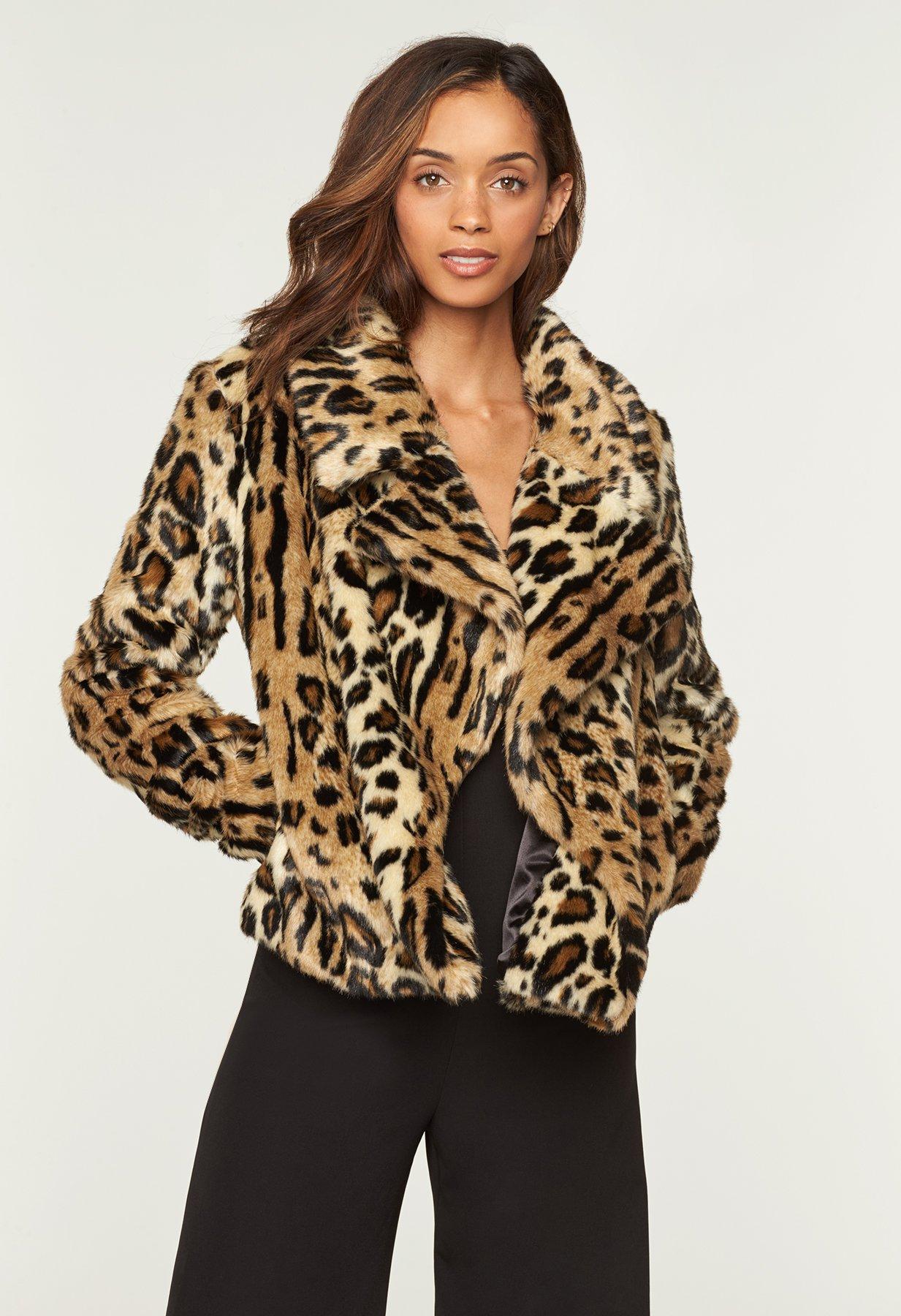 milly leopard jacket