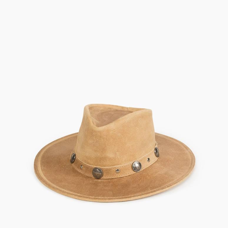 Minnetonka Leather Buffalo Nickel Hat 