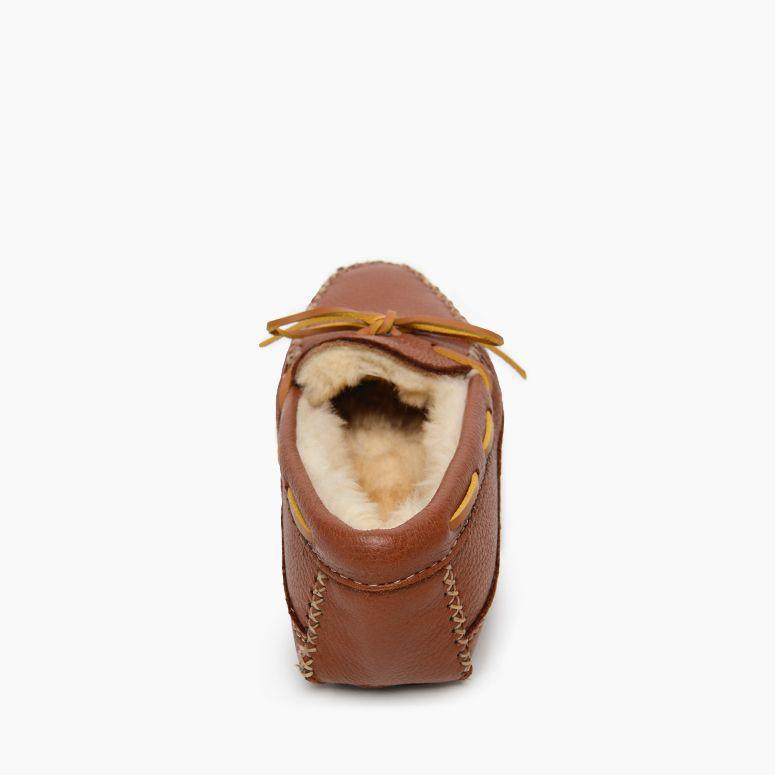 sheepskin moose slipper