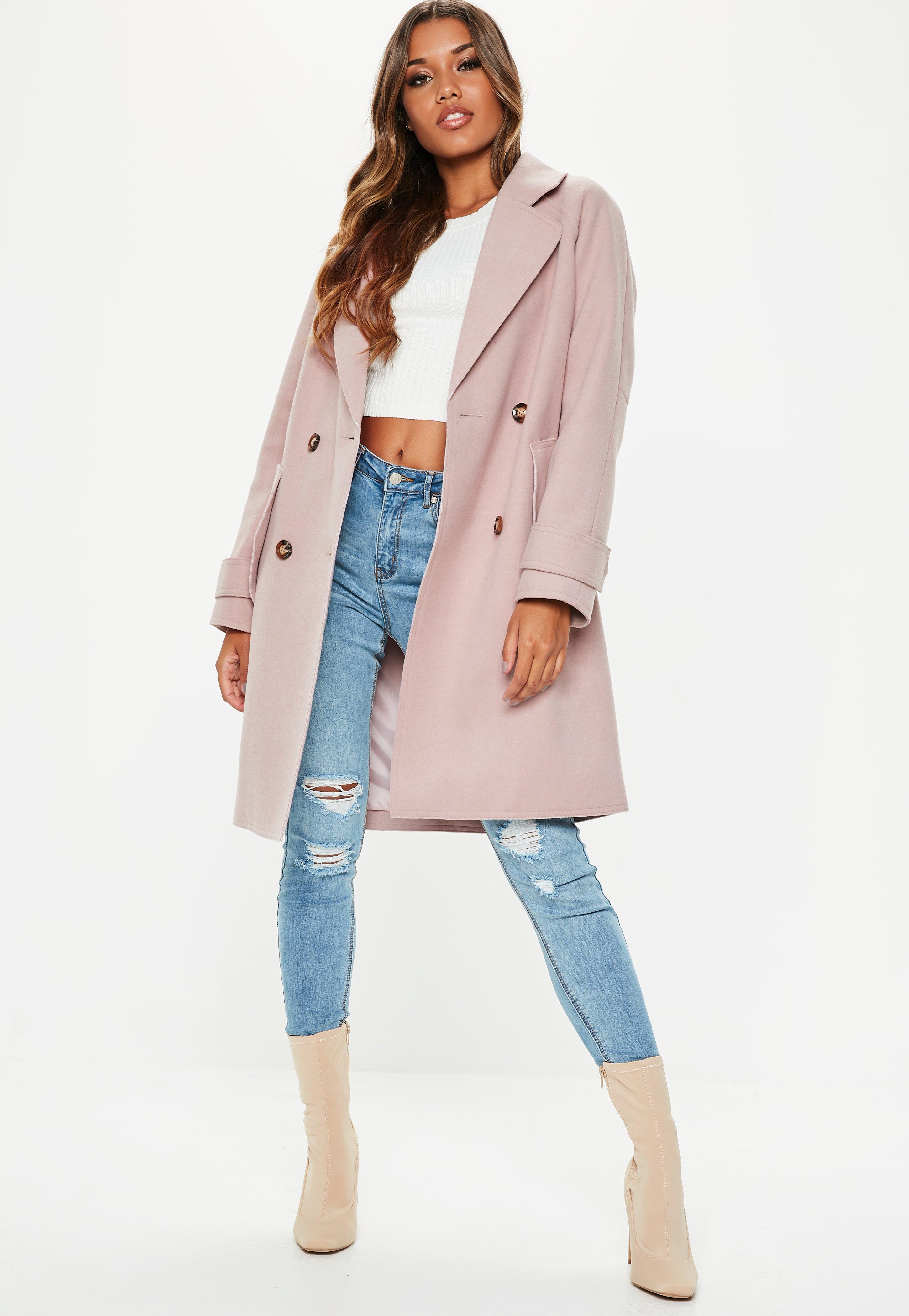 missguided cocoon coat