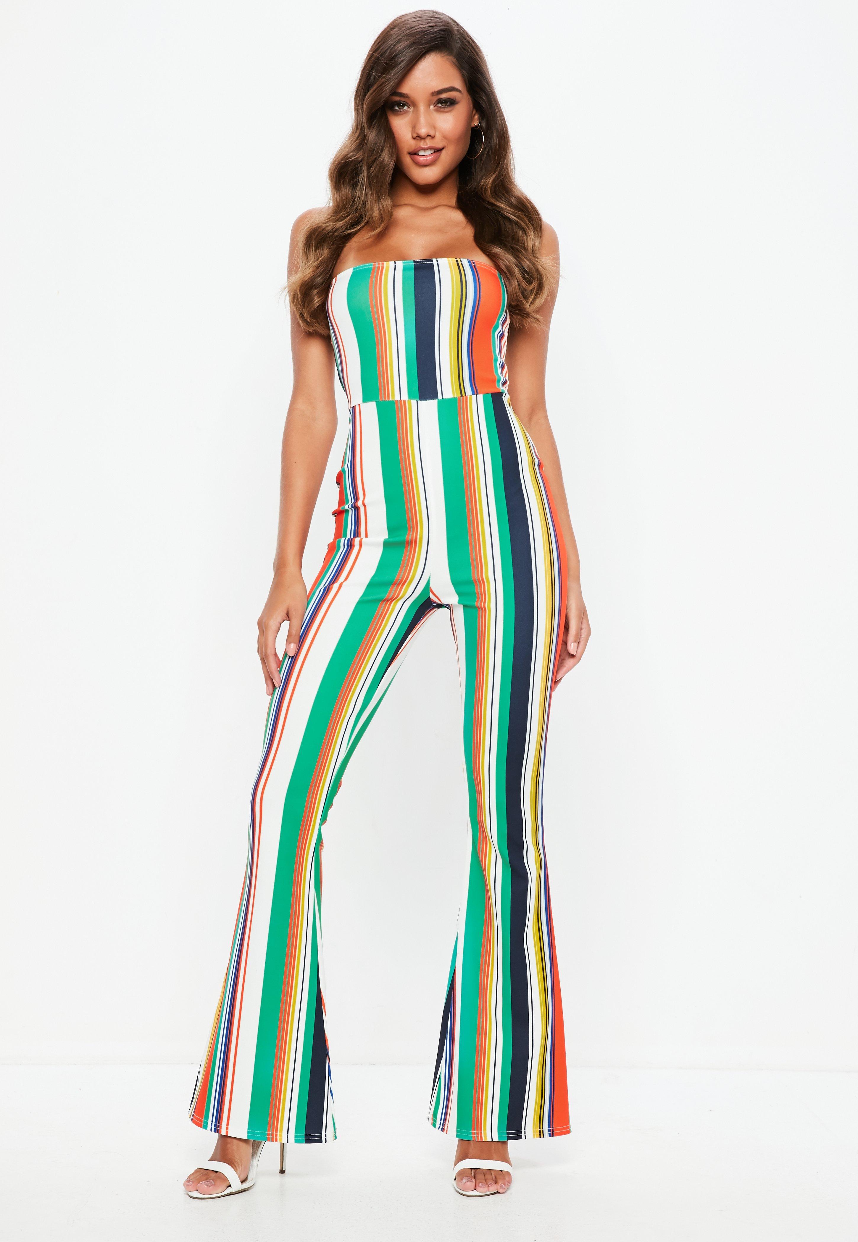 white jumpsuit flare leg