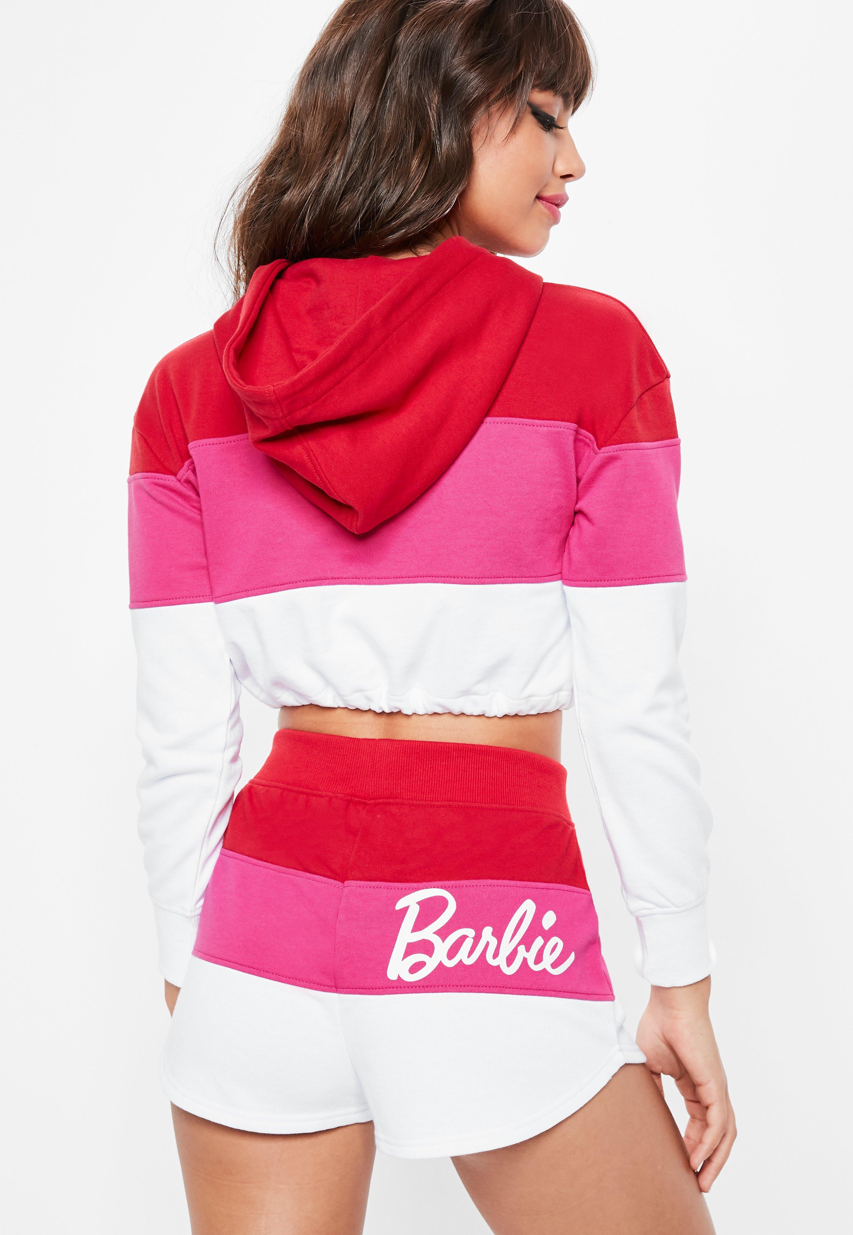 barbie cropped hoodie
