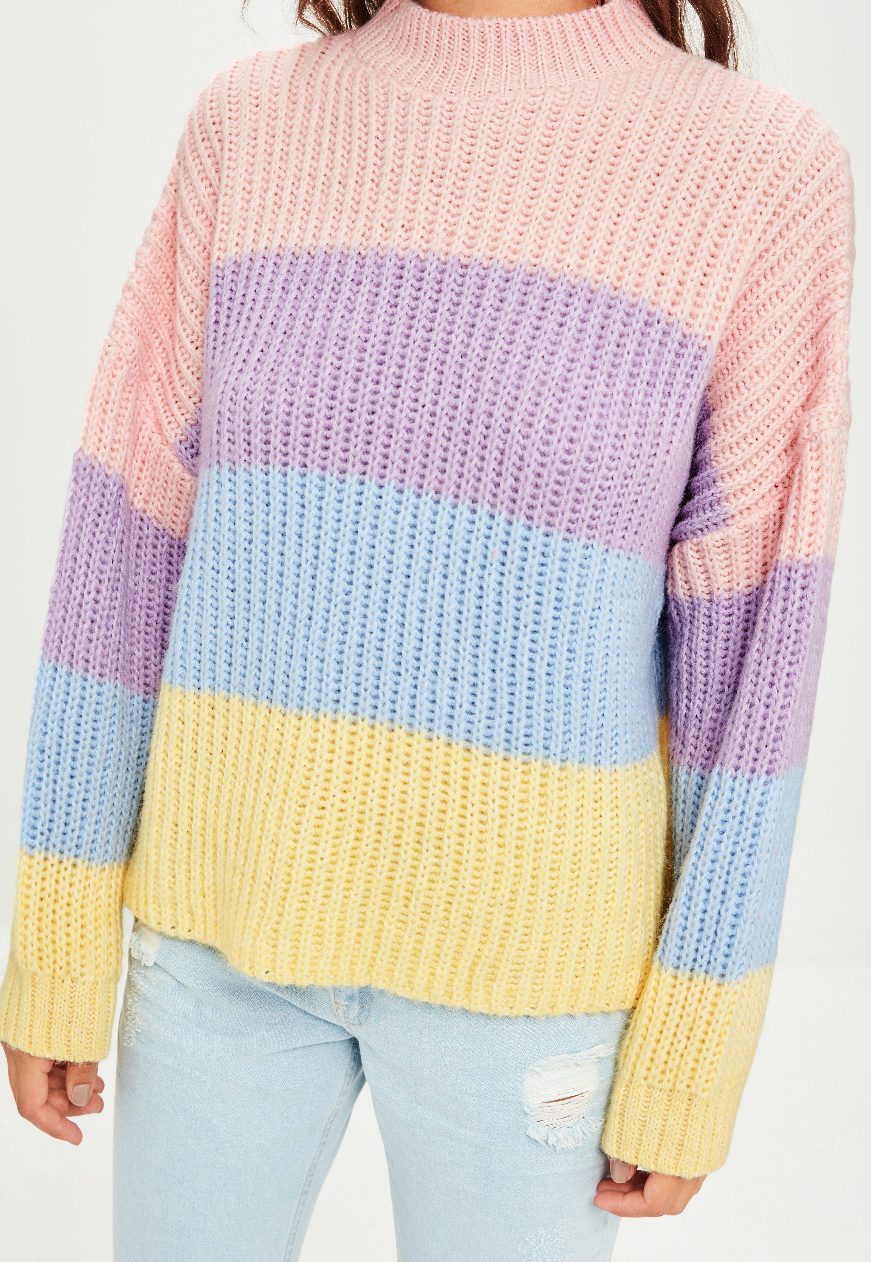 pink missguided jumper