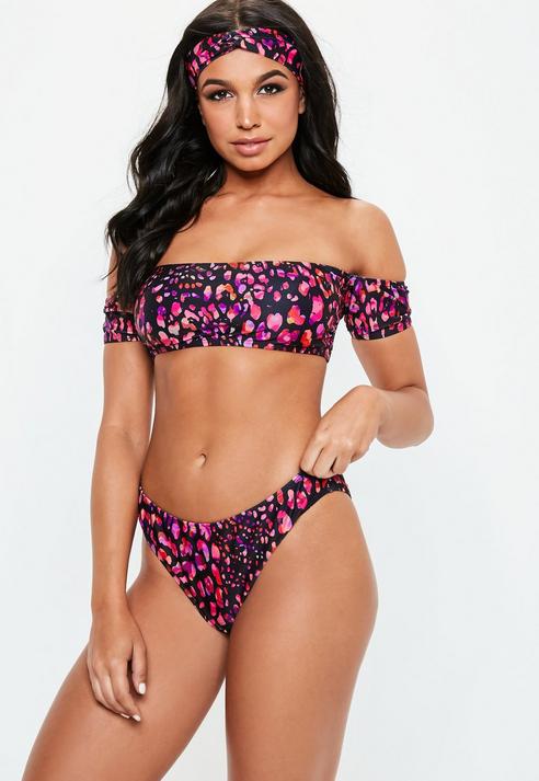 3 piece bikini set headband