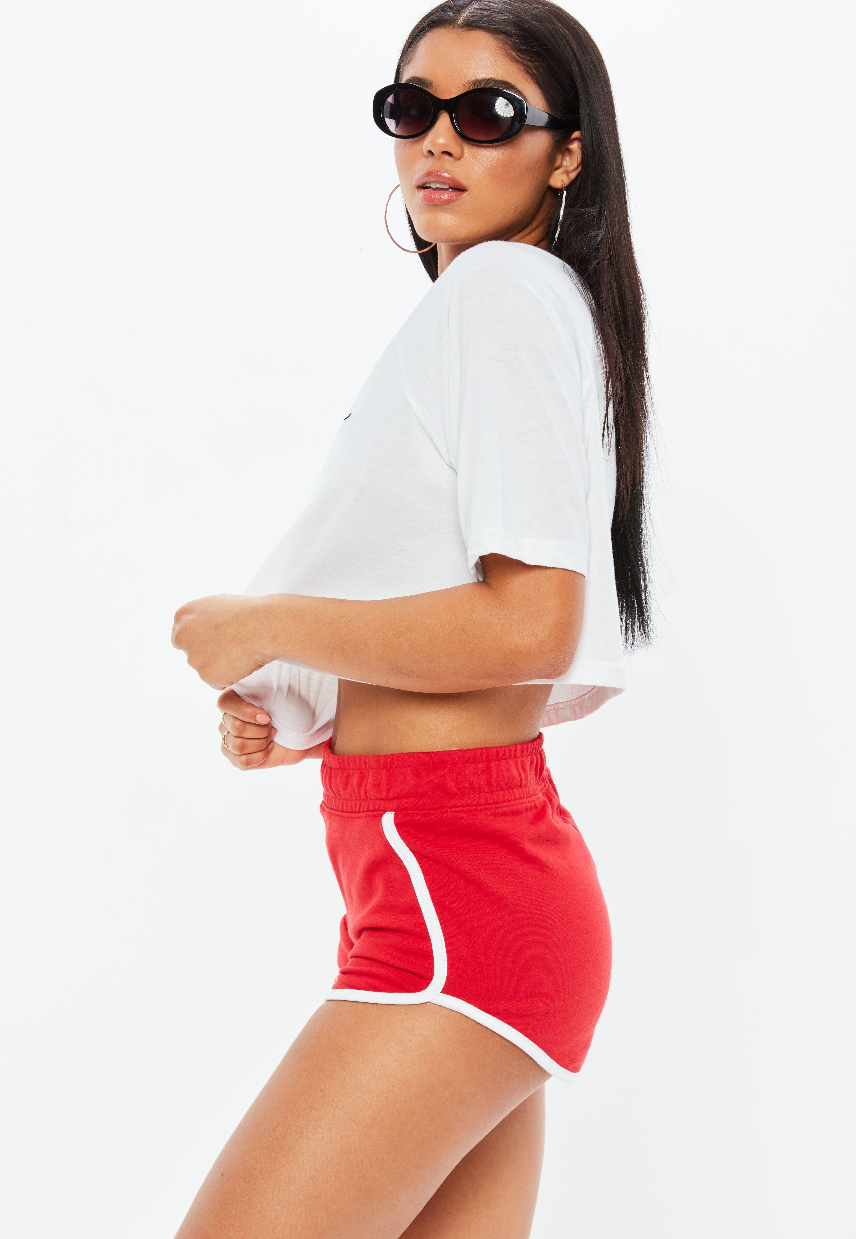 red runner shorts