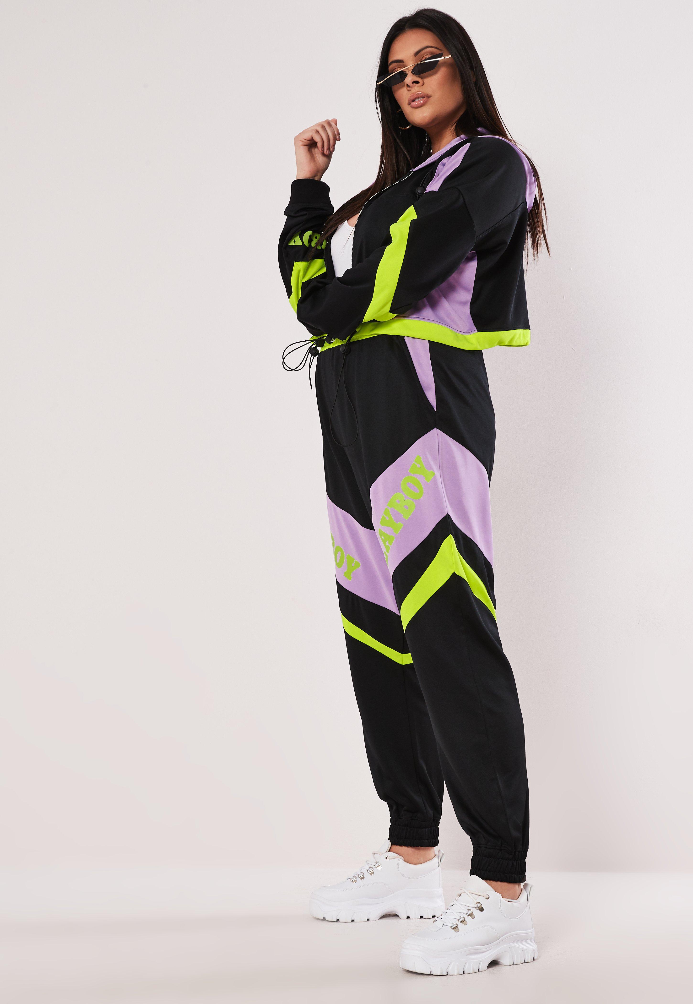 cropped shell suit jacket