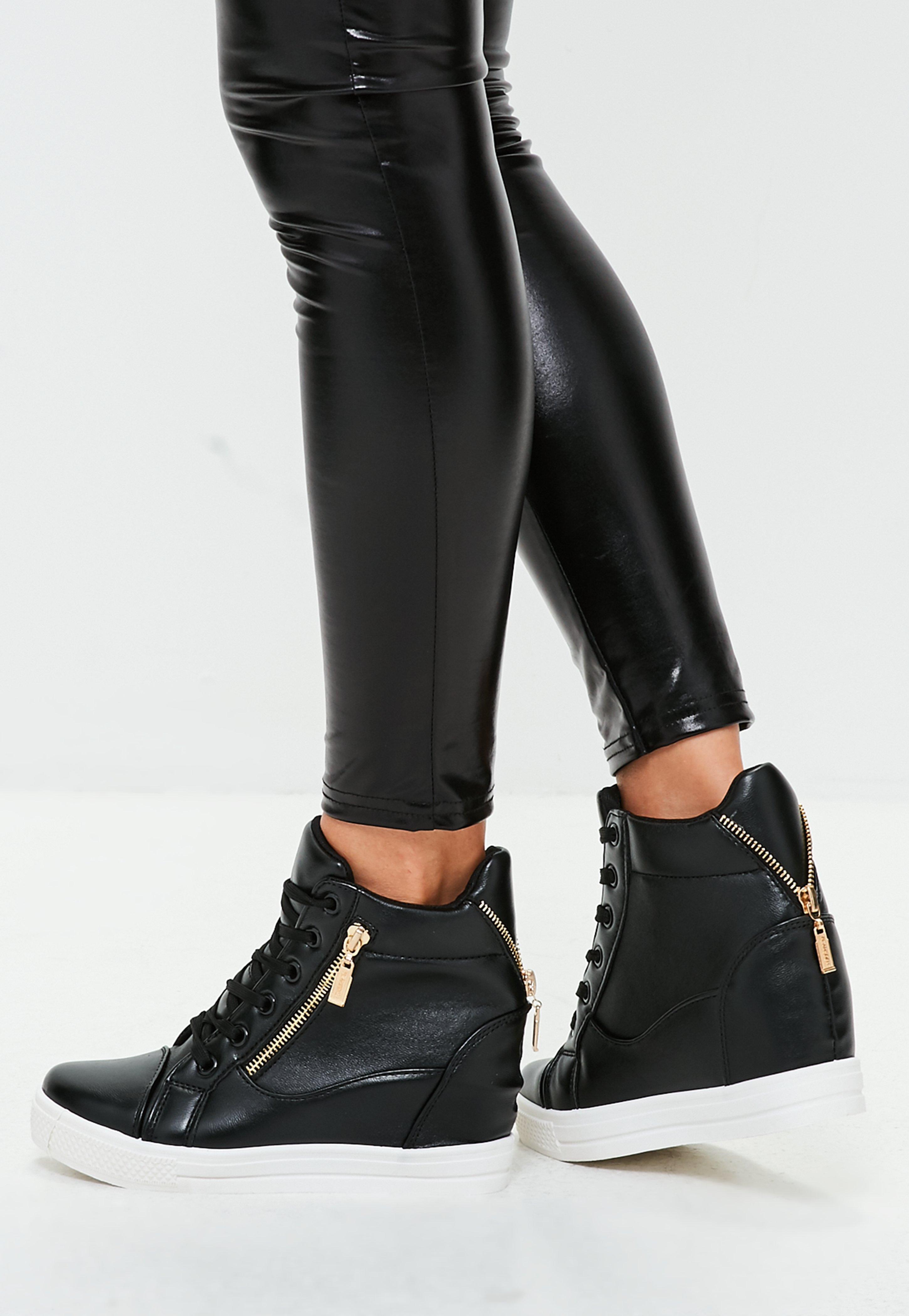 missguided black trainers