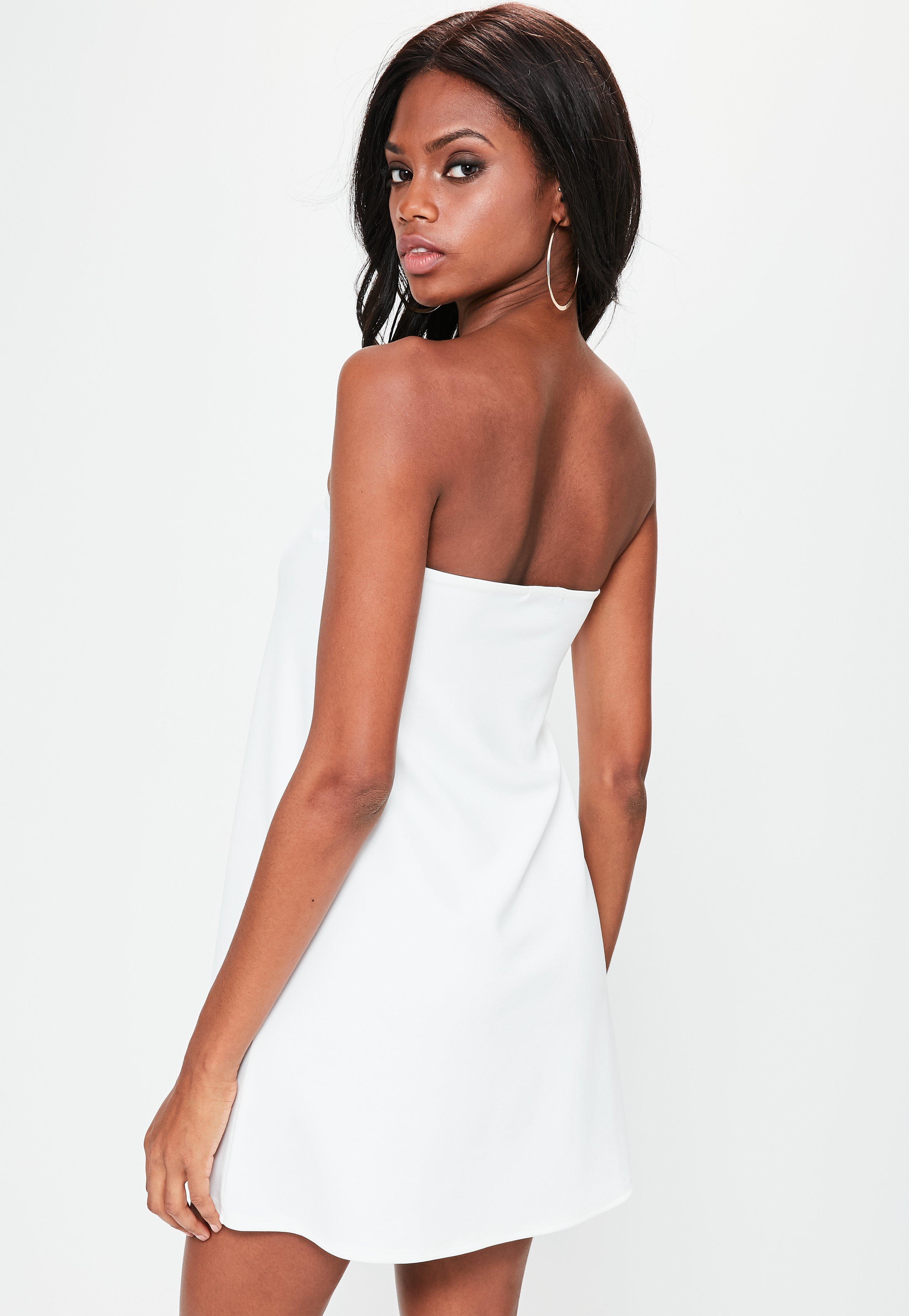 bandeau a line dress