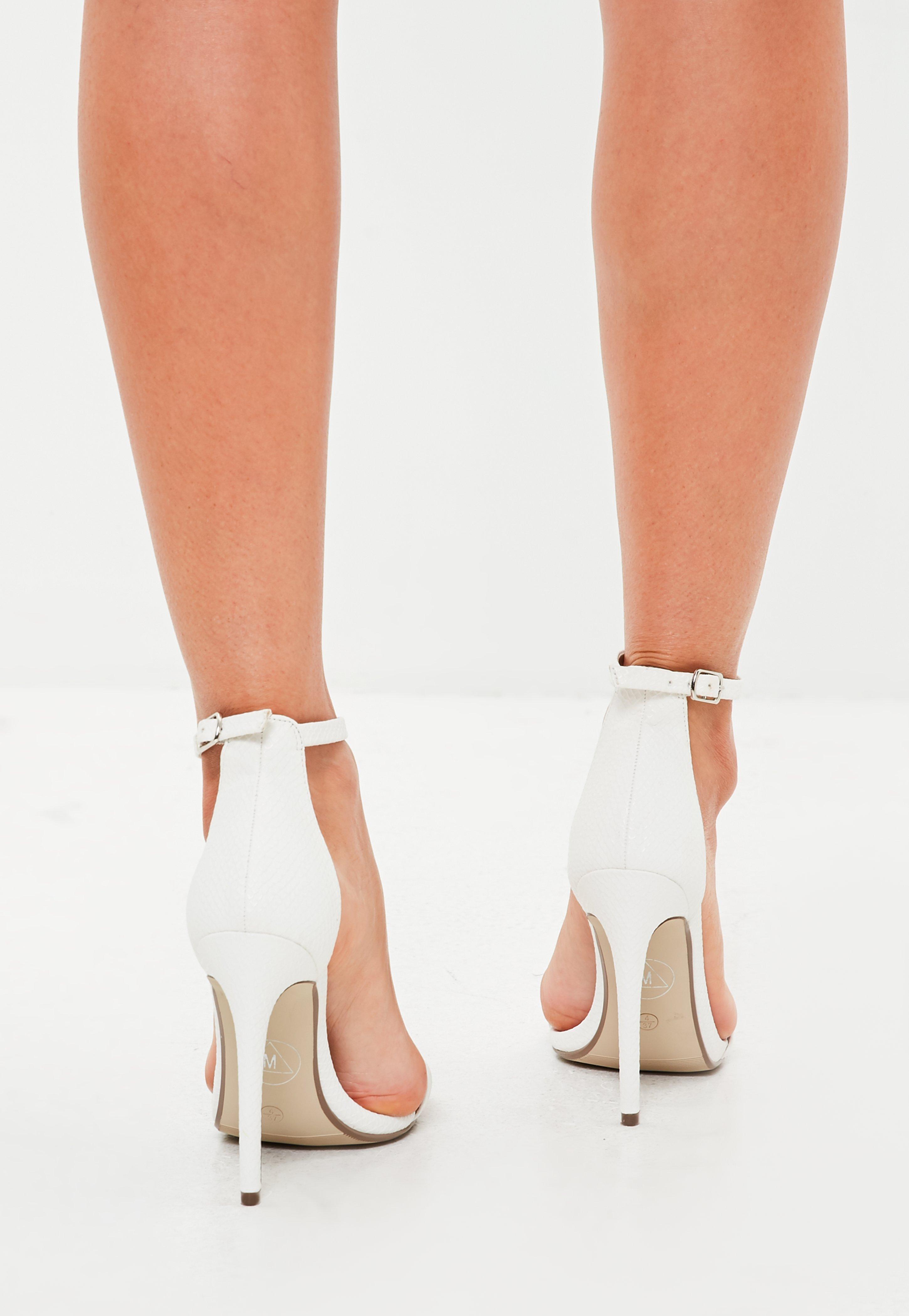 two strap stilettos