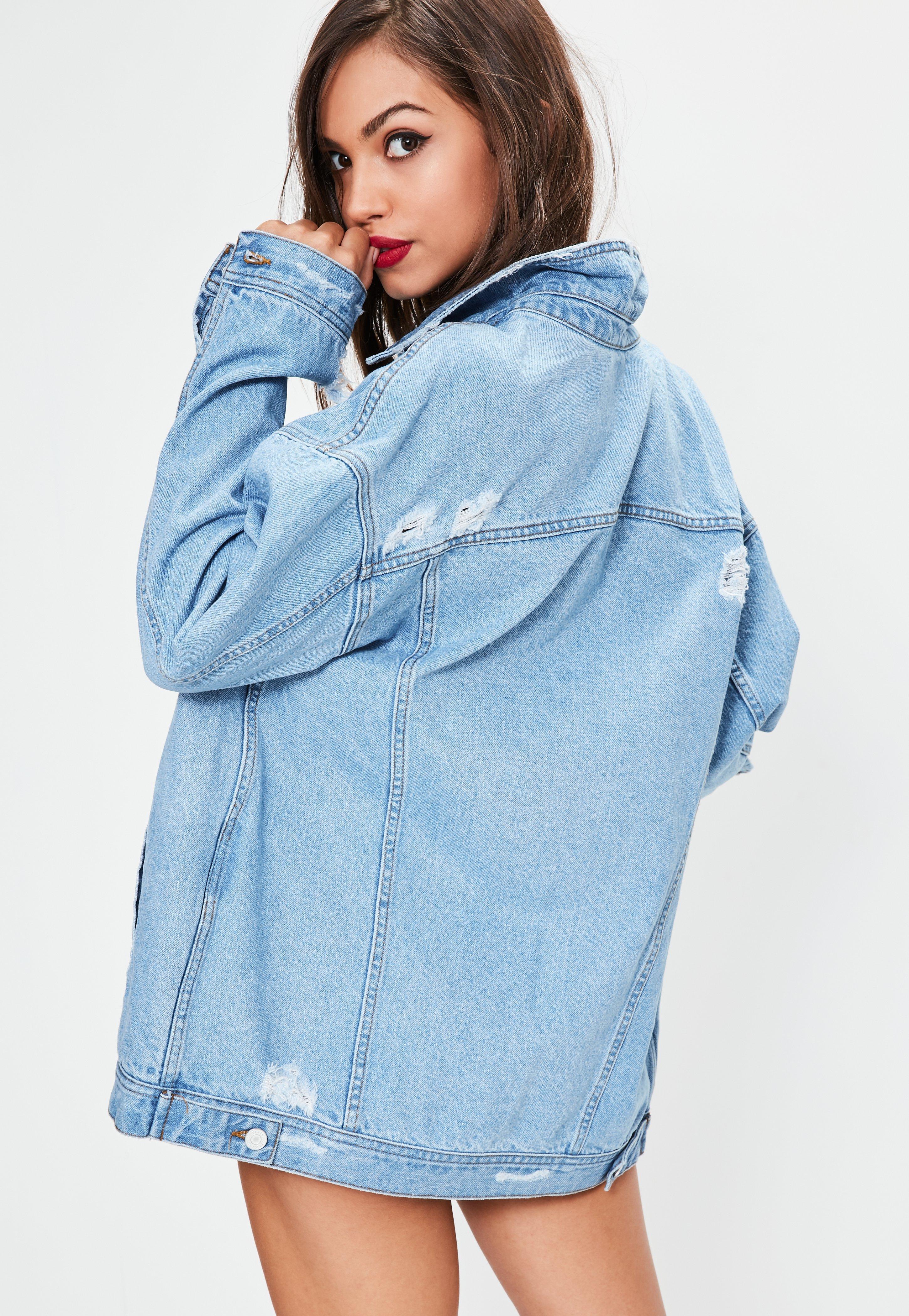 oversized boyfriend jean jacket