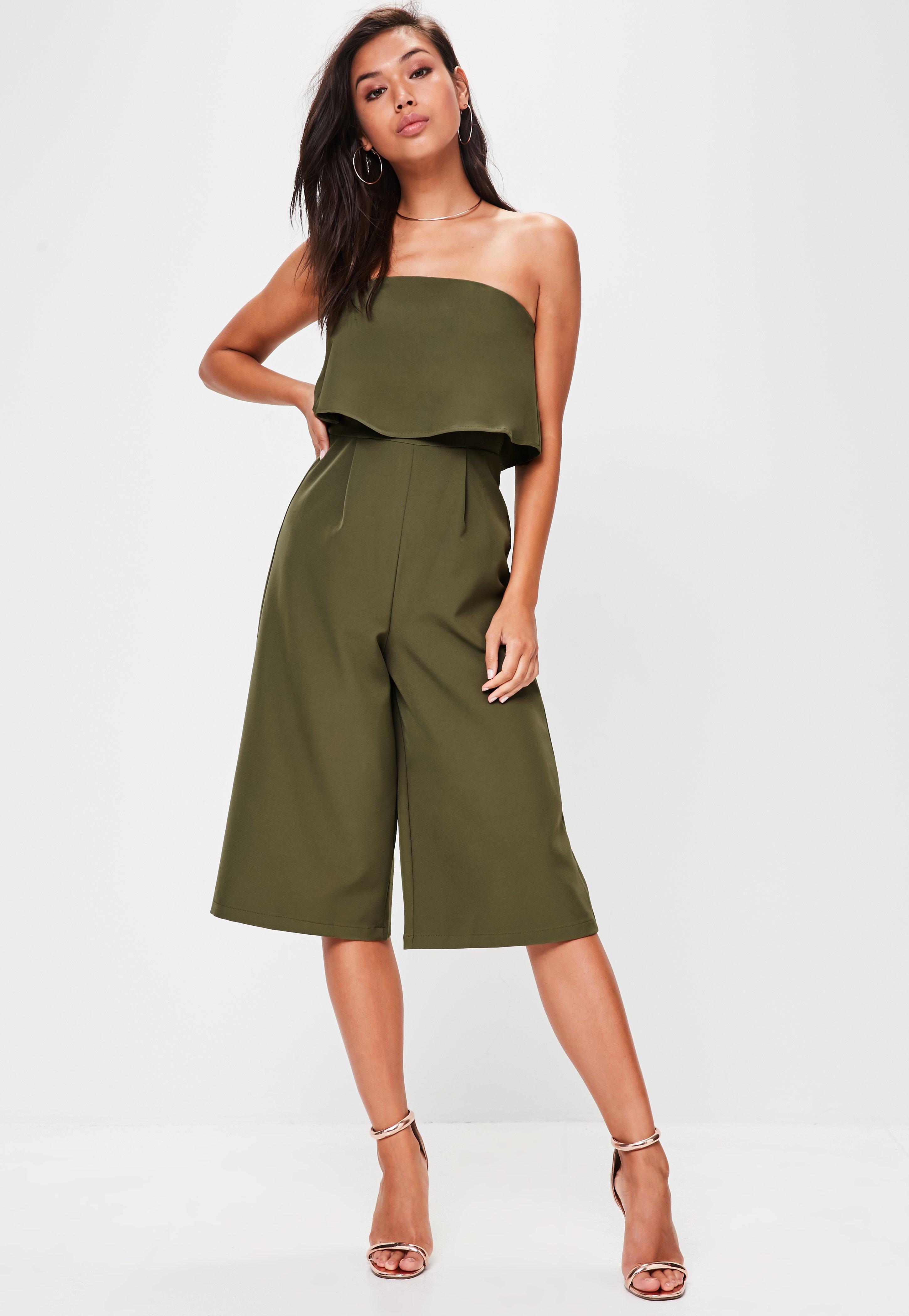 double layer culotte jumpsuit