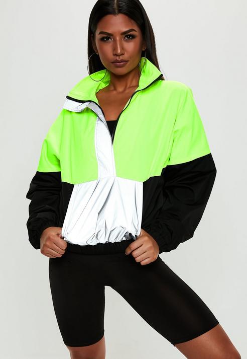 missguided reflective jacket