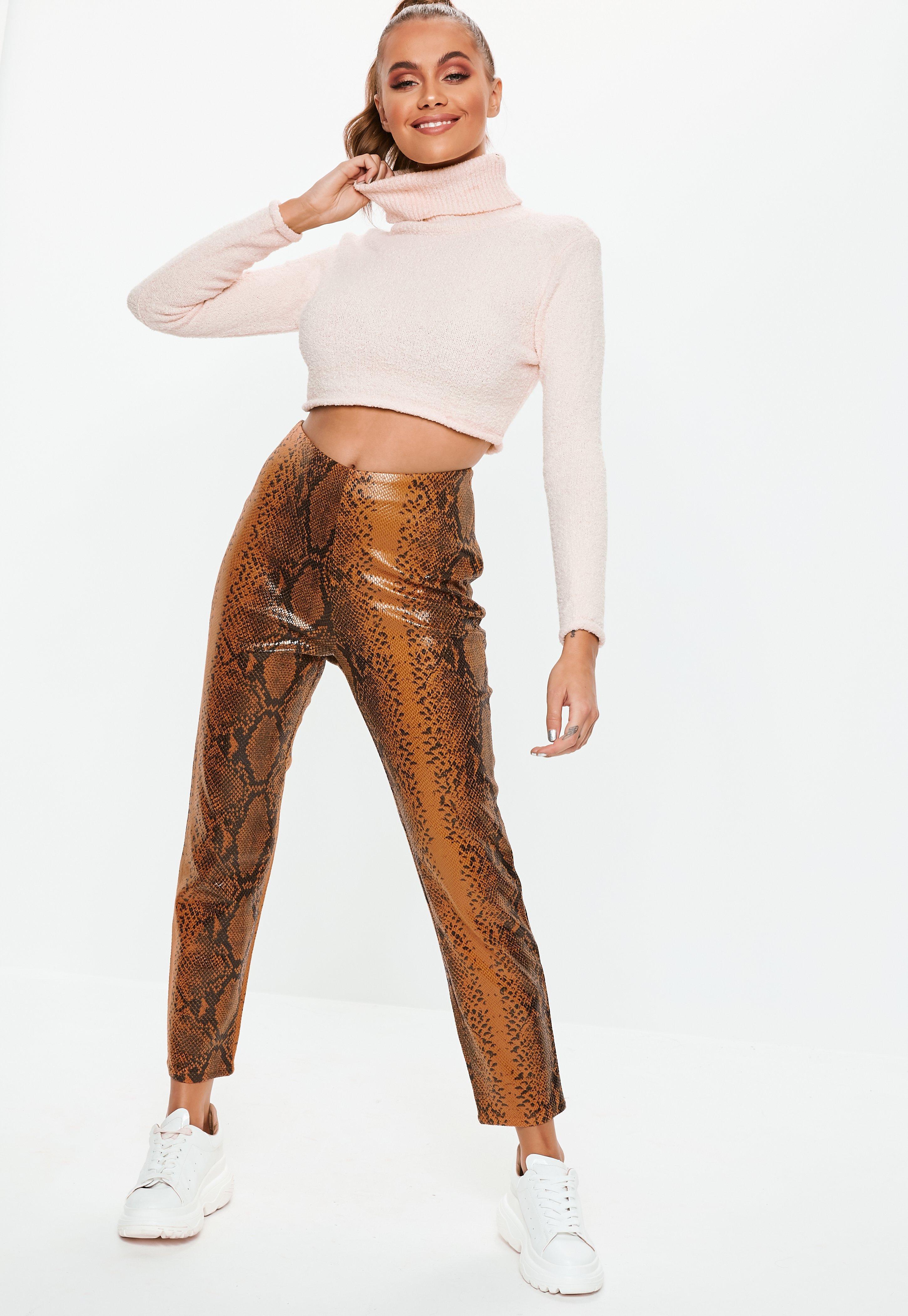 snakeskin pants