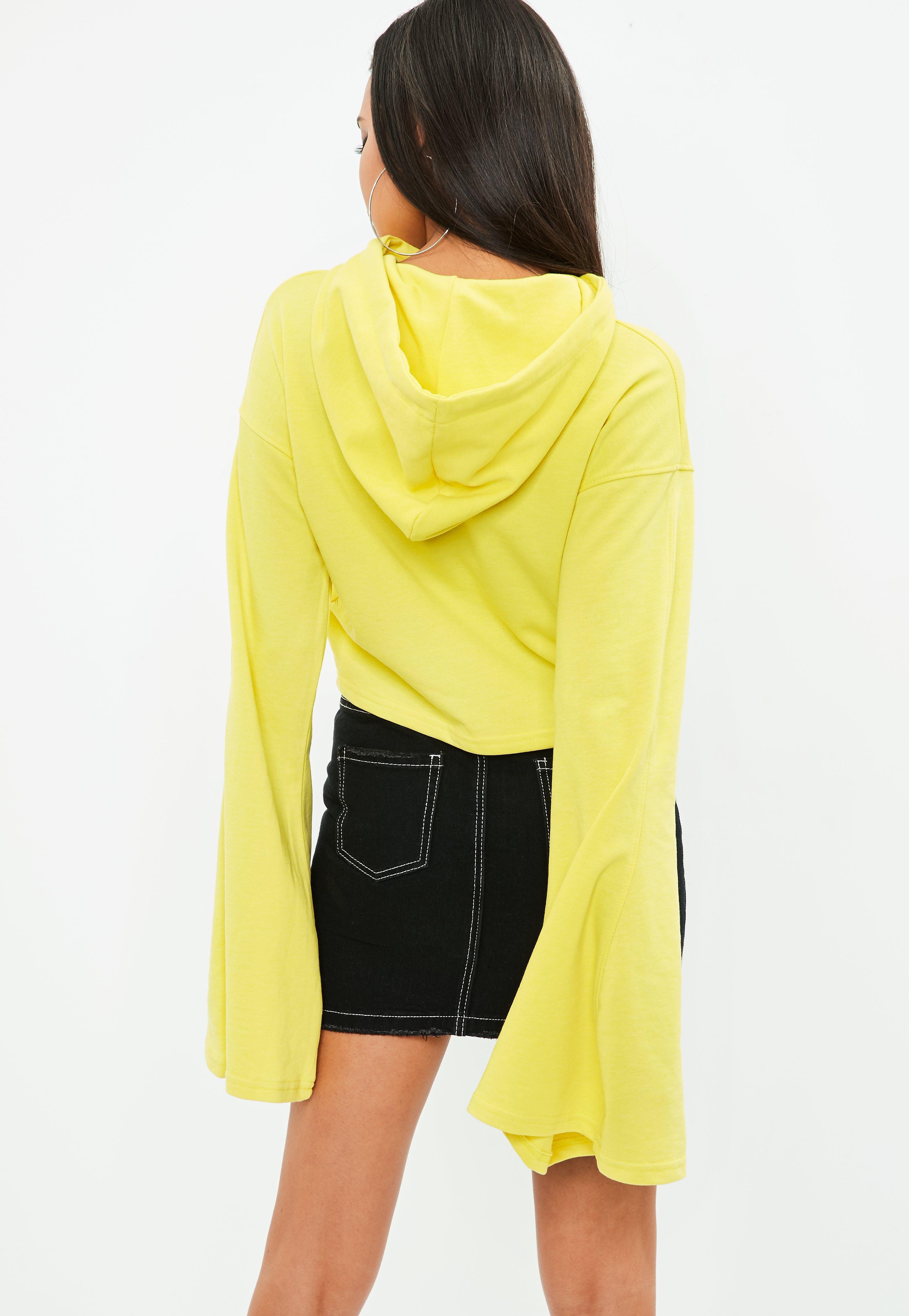 flare sleeve hoodie