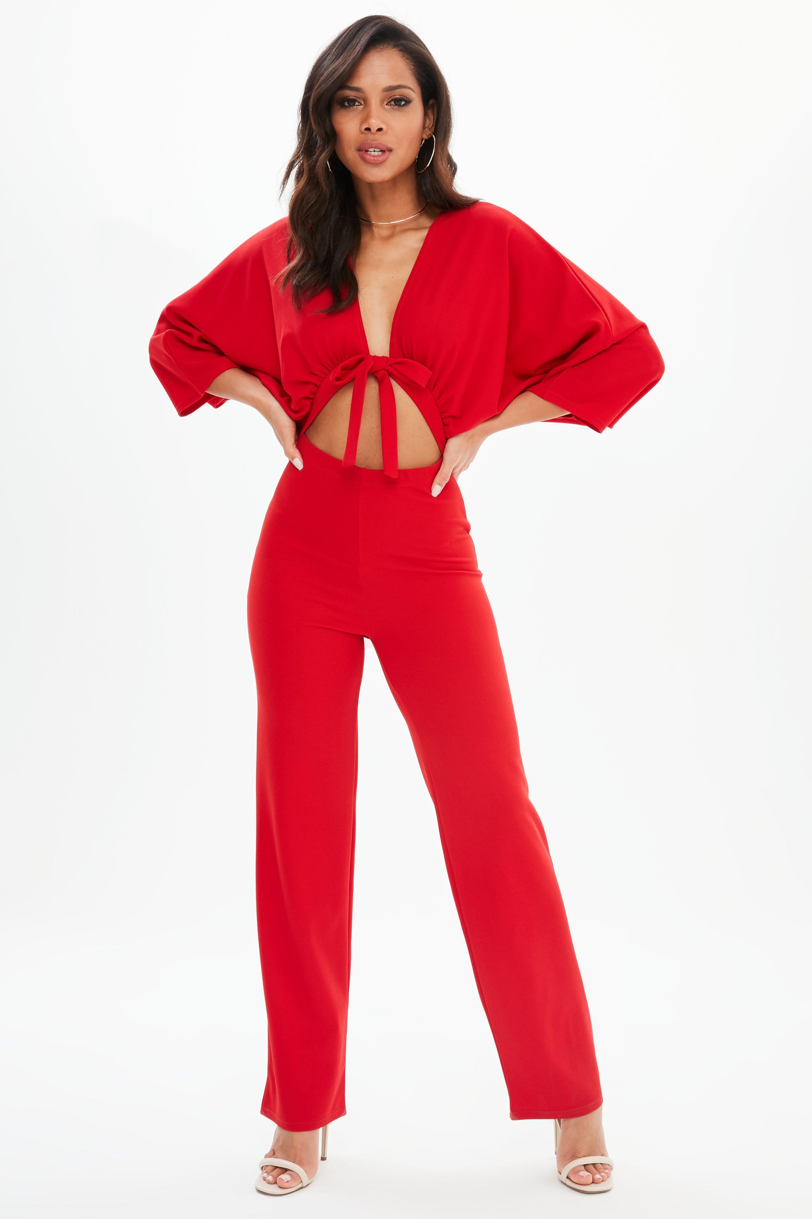 missguided kimono jumpsuit