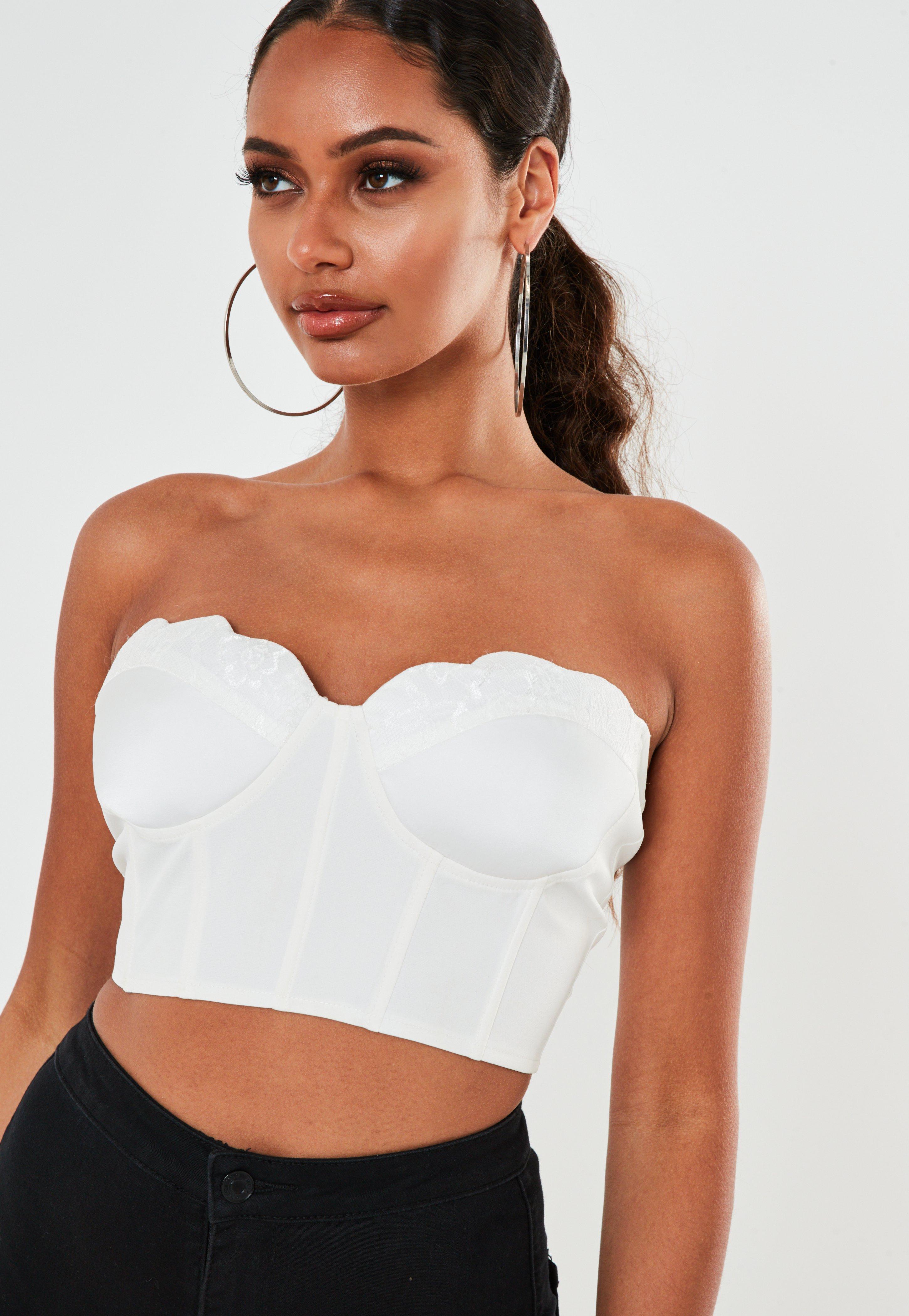 satin bodice top